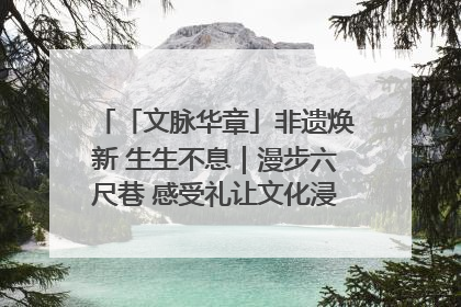 「文脉华章」非遗焕新 生生不息｜漫步六尺巷 感受礼让文化浸润的“巷”往生活