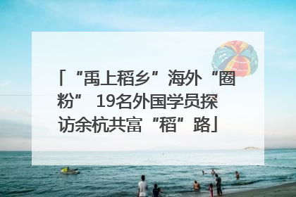 “禹上稻乡”海外“圈粉” 19名外国学员探访余杭共富“稻”路