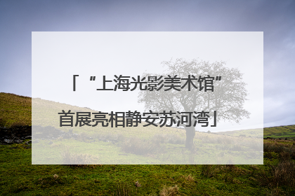 “上海光影美术馆”首展亮相静安苏河湾