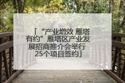 “产业增效 雁塔有约”雁塔区产业发展招商推介会举行 25个项目签约