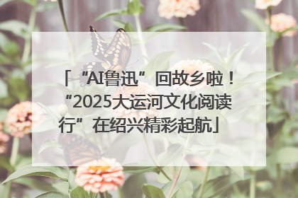 “AI鲁迅”回故乡啦！“2025大运河文化阅读行”在绍兴精彩起航