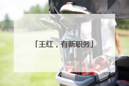王红，有新职务