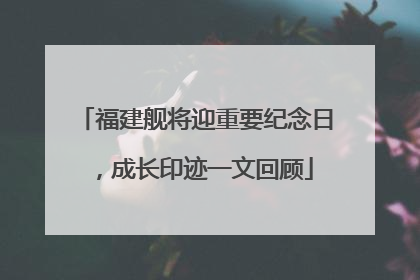 福建舰将迎重要纪念日，成长印迹一文回顾