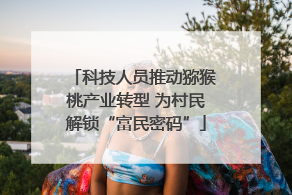 科技人员推动猕猴桃产业转型 为村民解锁“富民密码”