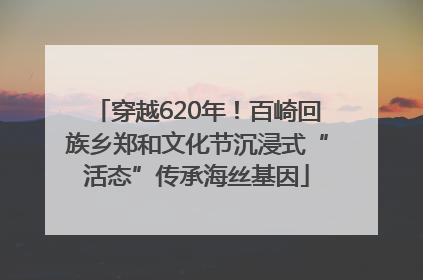 穿越620年！百崎回族乡郑和文化节沉浸式“活态”传承海丝基因