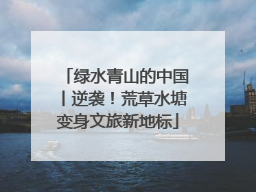绿水青山的中国丨逆袭！荒草水塘变身文旅新地标