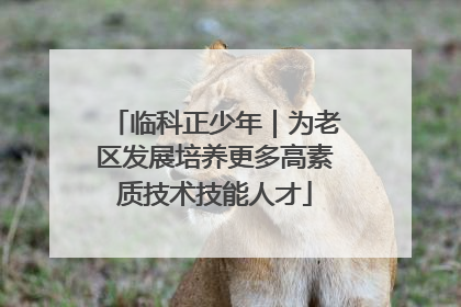 临科正少年｜为老区发展培养更多高素质技术技能人才