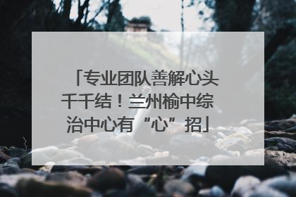 专业团队善解心头千千结！兰州榆中综治中心有“心”招
