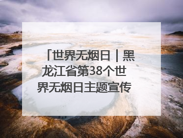 世界无烟日｜黑龙江省第38个世界无烟日主题宣传活动在哈启动