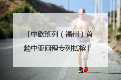 中欧班列（福州）首趟中亚回程专列抵榕