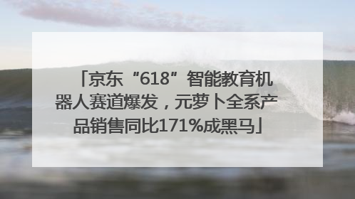 京东“618”智能教育机器人赛道爆发，元萝卜全系产品销售同比171%成黑马