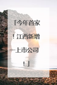 今年首家！江西新增一上市公司！