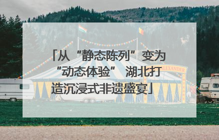 从“静态陈列”变为“动态体验” 湖北打造沉浸式非遗盛宴