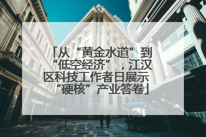 从“黄金水道”到“低空经济”，江汉区科技工作者日展示“硬核”产业答卷