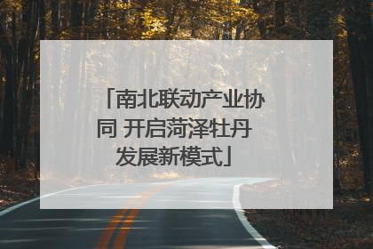 南北联动产业协同 开启菏泽牡丹发展新模式