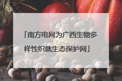 南方电网为广西生物多样性织就生态保护网