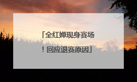 全红婵现身赛场！回应退赛原因