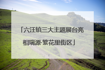 六汪镇三大主题展台亮相瑞源·繁花里街区