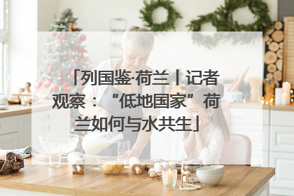 列国鉴·荷兰丨记者观察：“低地国家”荷兰如何与水共生