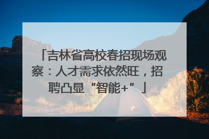 吉林省高校春招现场观察：人才需求依然旺，招聘凸显“智能+”
