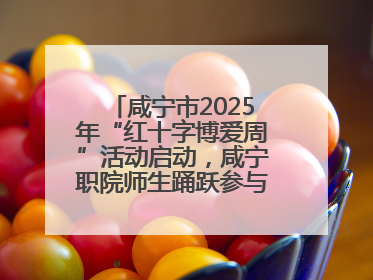 咸宁市2025年“红十字博爱周”活动启动，咸宁职院师生踊跃参与献血活动