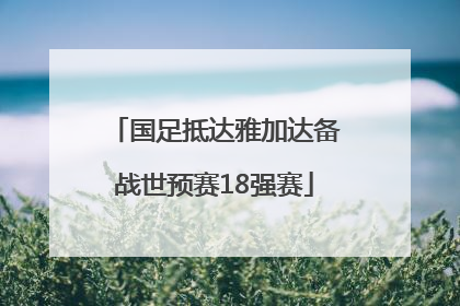 国足抵达雅加达备战世预赛18强赛