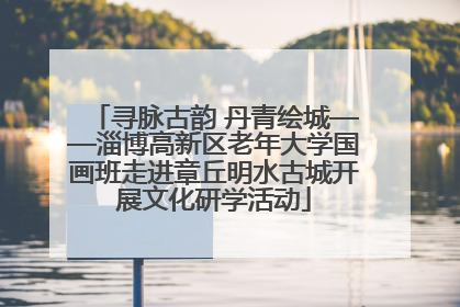 寻脉古韵 丹青绘城——淄博高新区老年大学国画班走进章丘明水古城开展文化研学活动