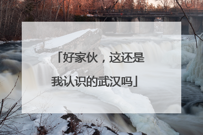 好家伙，这还是我认识的武汉吗