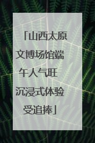 山西太原文博场馆端午人气旺 沉浸式体验受追捧