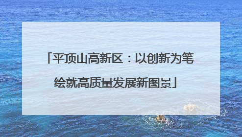 平顶山高新区：以创新为笔 绘就高质量发展新图景