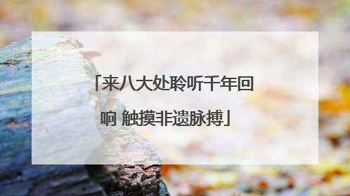 来八大处聆听千年回响 触摸非遗脉搏