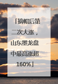 摘帽后第二次大涨，山东墨龙盘中最高涨超160%
