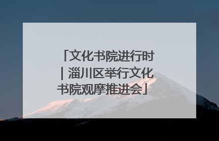 文化书院进行时｜淄川区举行文化书院观摩推进会