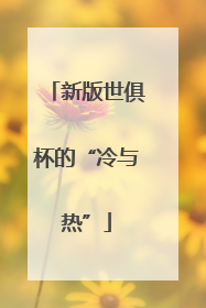 新版世俱杯的“冷与热”