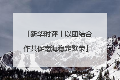 新华时评丨以团结合作共促南海稳定繁荣