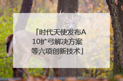 时代天使发布A10扩弓解决方案等六项创新技术