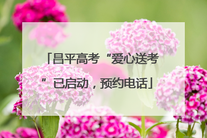 昌平高考“爱心送考”已启动，预约电话
