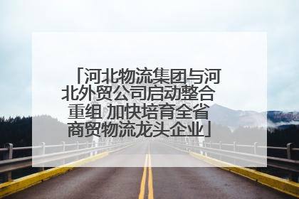 河北物流集团与河北外贸公司启动整合重组 加快培育全省商贸物流龙头企业