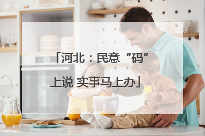 河北:民意“码”上说 实事马上办