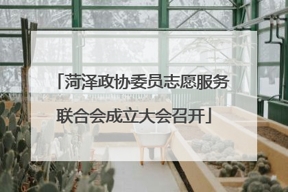 菏泽政协委员志愿服务联合会成立大会召开