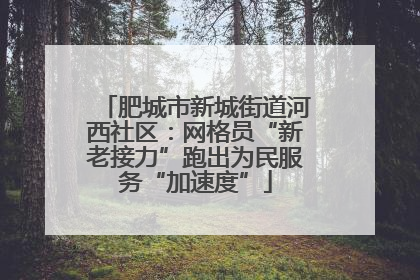 肥城市新城街道河西社区：网格员“新老接力”跑出为民服务“加速度”
