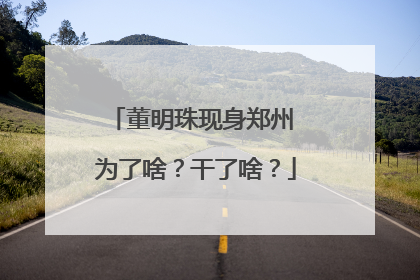 董明珠现身郑州 为了啥？干了啥？