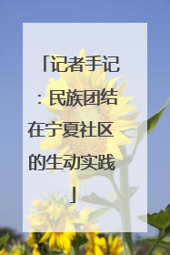 记者手记：民族团结在宁夏社区的生动实践