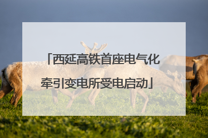 西延高铁首座电气化牵引变电所受电启动