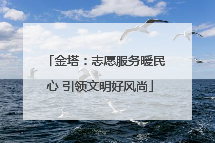 金塔：志愿服务暖民心 引领文明好风尚