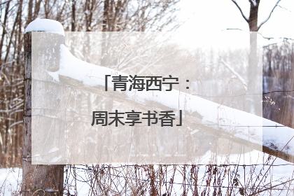 青海西宁：周末享书香