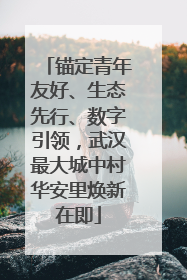 锚定青年友好、生态先行、数字引领，武汉最大城中村华安里焕新在即
