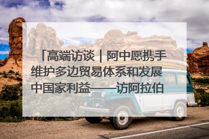 高端访谈｜阿中愿携手维护多边贸易体系和发展中国家利益——访阿拉伯议会议长亚马希