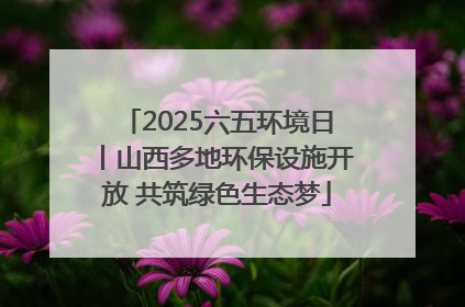 2025六五环境日丨山西多地环保设施开放 共筑绿色生态梦