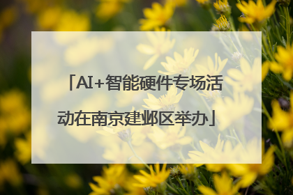 AI+智能硬件专场活动在南京建邺区举办